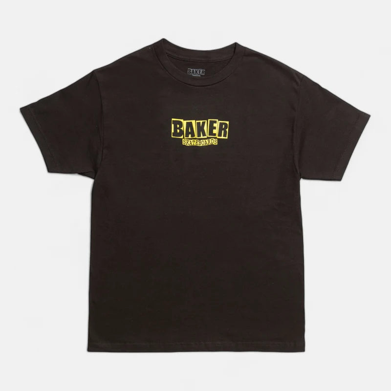 Baker Brand Logo Tee - (Black/Yellow)