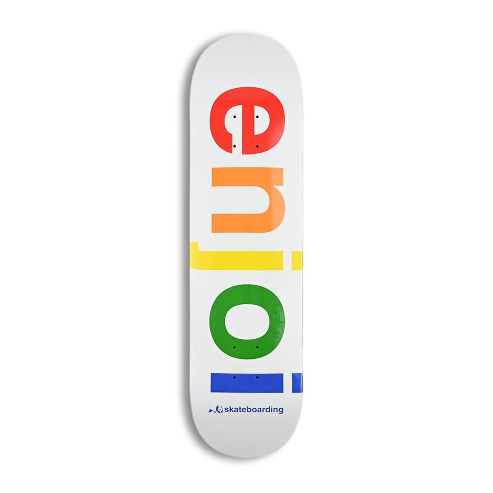 Enjoi Spectrum R7 White Deck - (8.25)