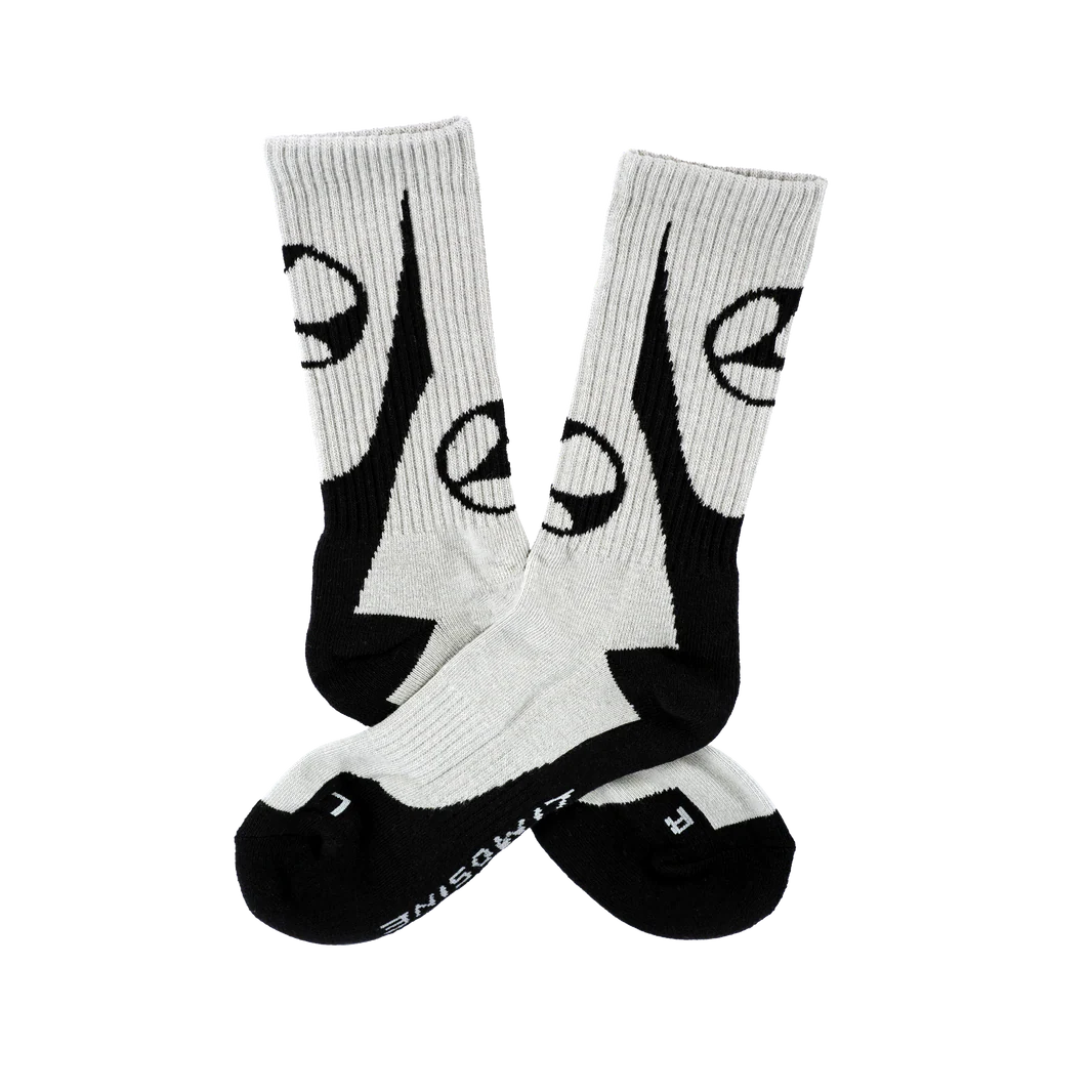 Limosine Leddy Sock - Grey/Black