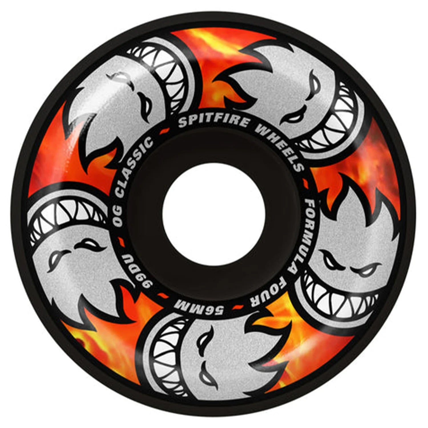 Spitfire F4 99D Multiball OG Classic Black-(56mm)