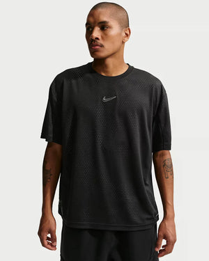 Nike Ishod Short Sleeve Jersey Top (Black)